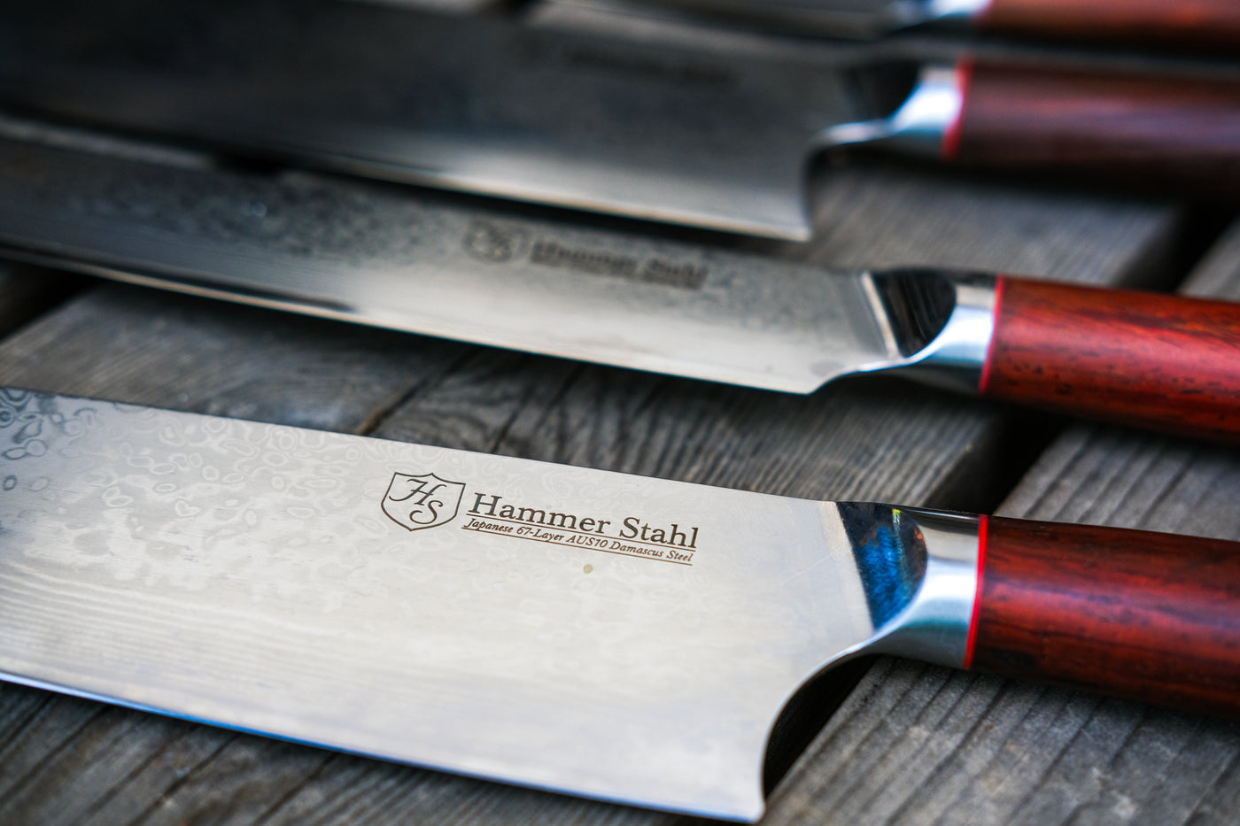 Hammer Stahl 5 Utility Knife - Damascus Series – Heritage Steel