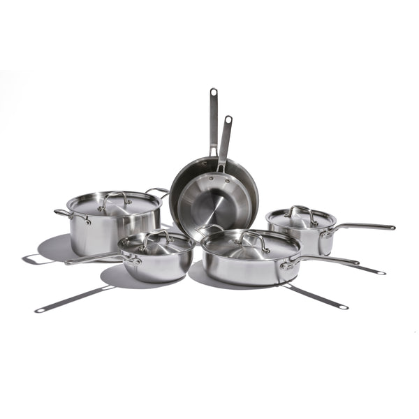 7 Pc. Pro Series COOKWARE SET Magnetic 304 Stainless Steel Made in USA