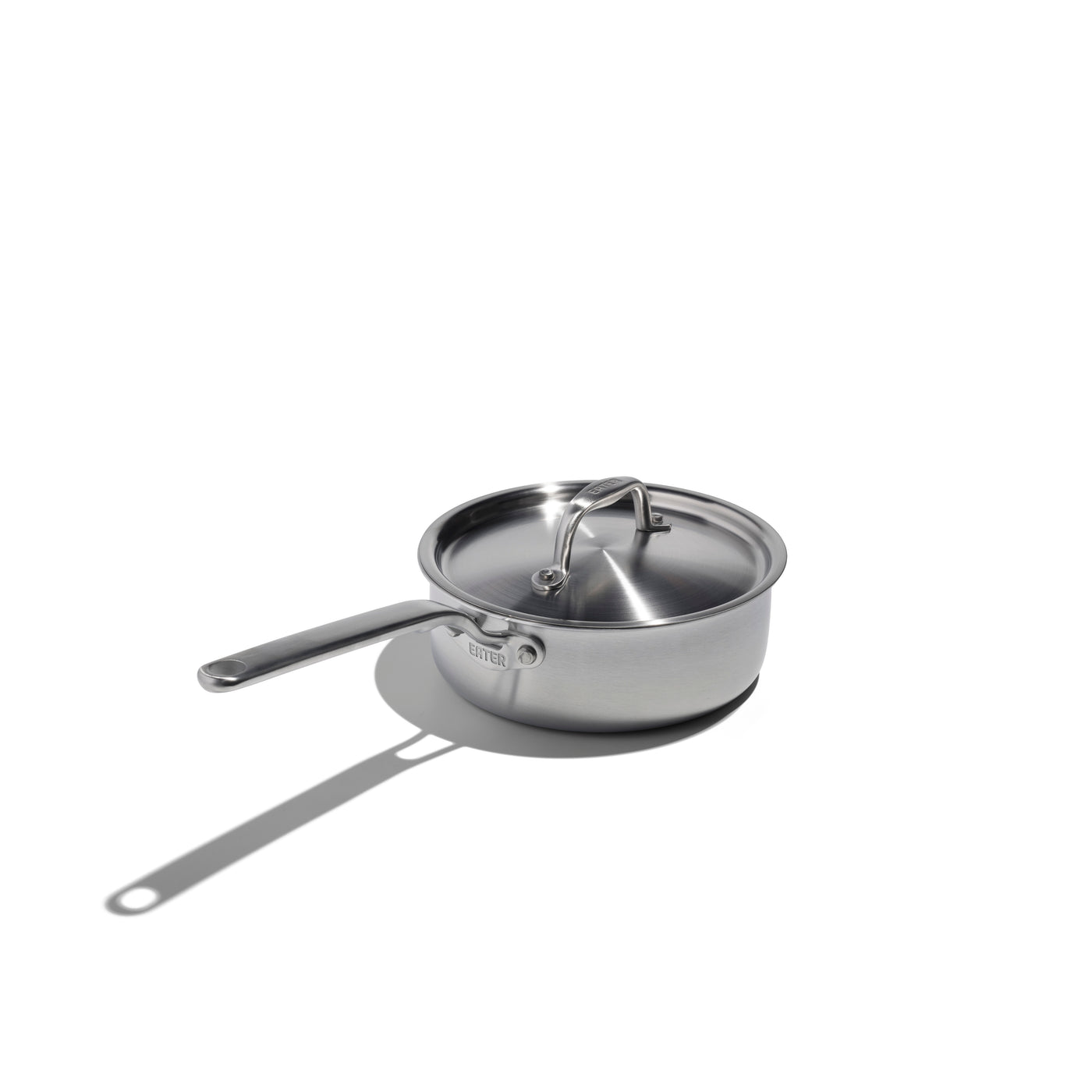 Eater x Heritage Steel 2 Quart Saucepan with Lid