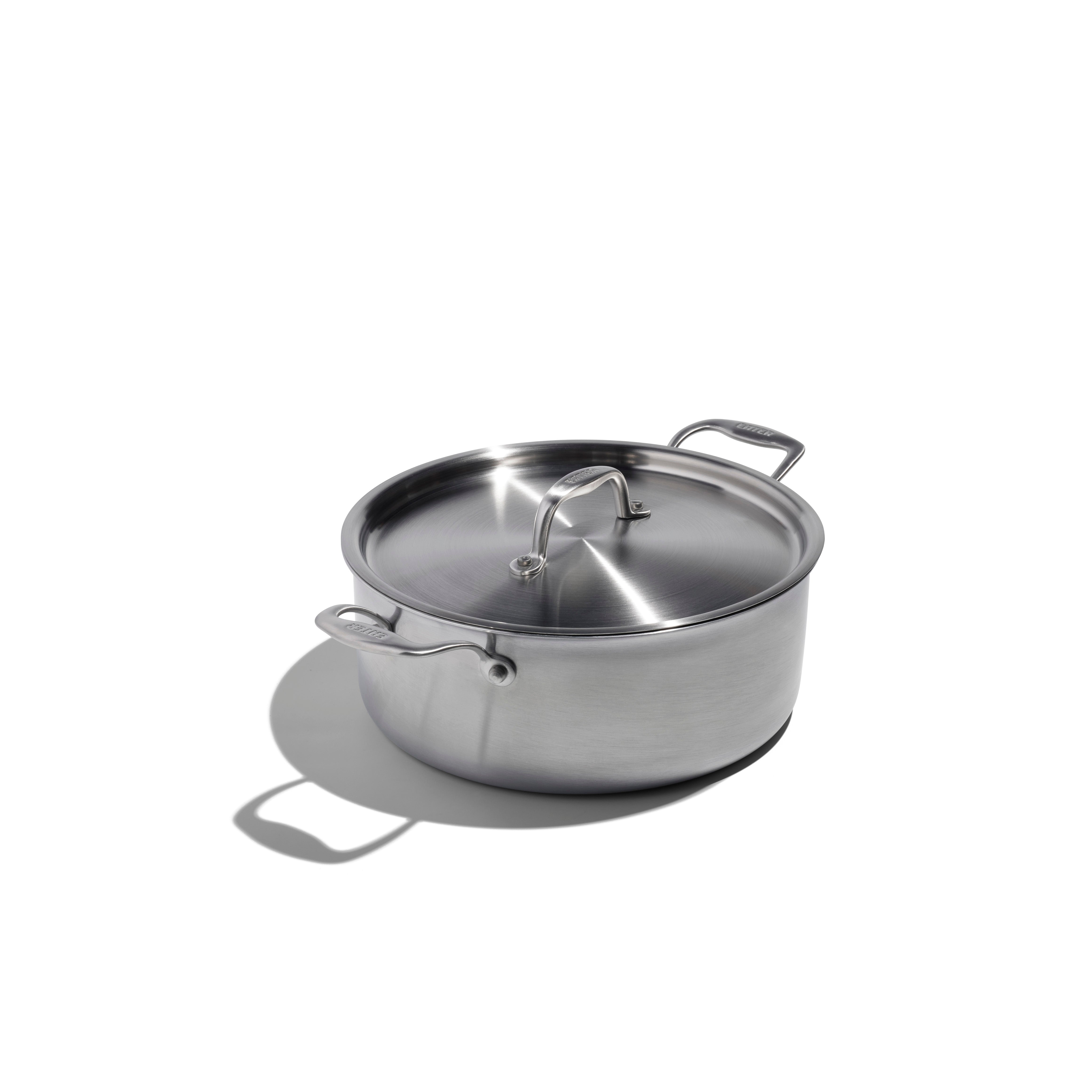 Eater x Heritage Steel 6 Quart Rondeau with Lid, Made in USA, 5 Ply ...