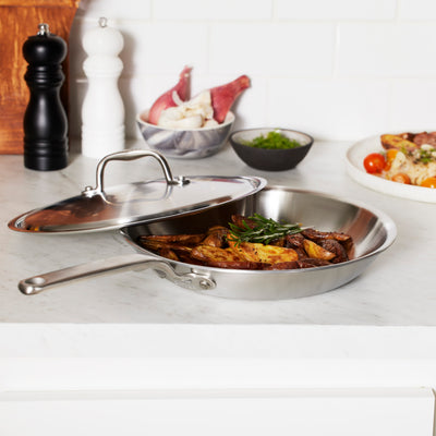 Eater x Heritage Steel 10.5" Fry Pan with Lid