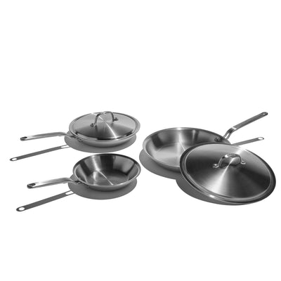 Eater x Heritage Steel 5 Piece Fry Pan Set