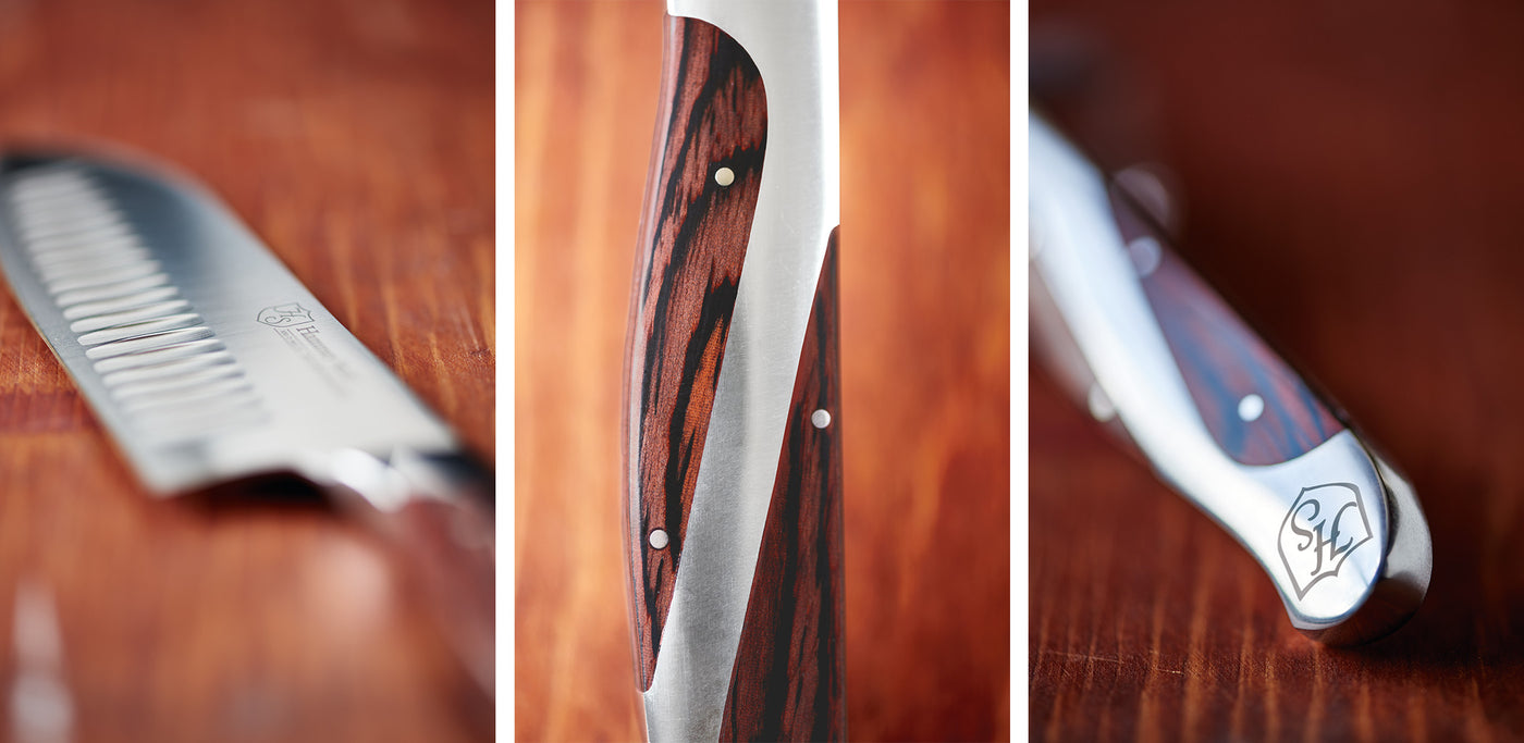 Steak Knife Set - 4 Piece - 5 Inch Damascus Steel AUS-10V High Carbon –  Regalia Knives