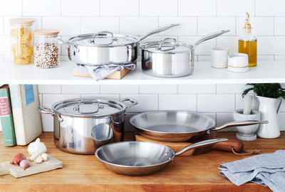 Induction Cookware Set Stackable Cooking Pots and Pans Set Detachable Handle  Space Saving Cookware - Japan Bargain Inc