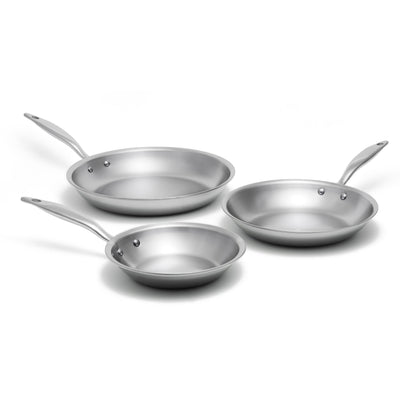 Titanium Series 3 Piece Fry Pan Set