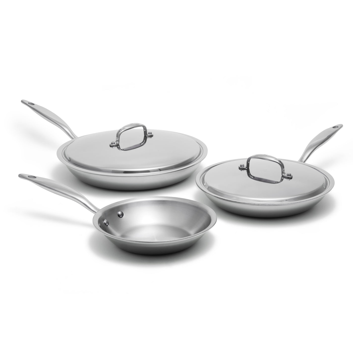 Titanium Series 5 Piece Fry Pan Set