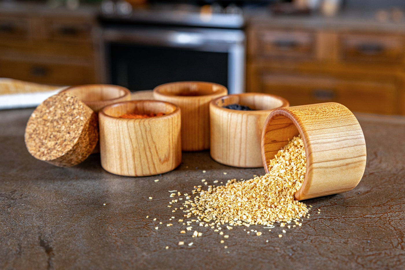 Wooden Salt Cup