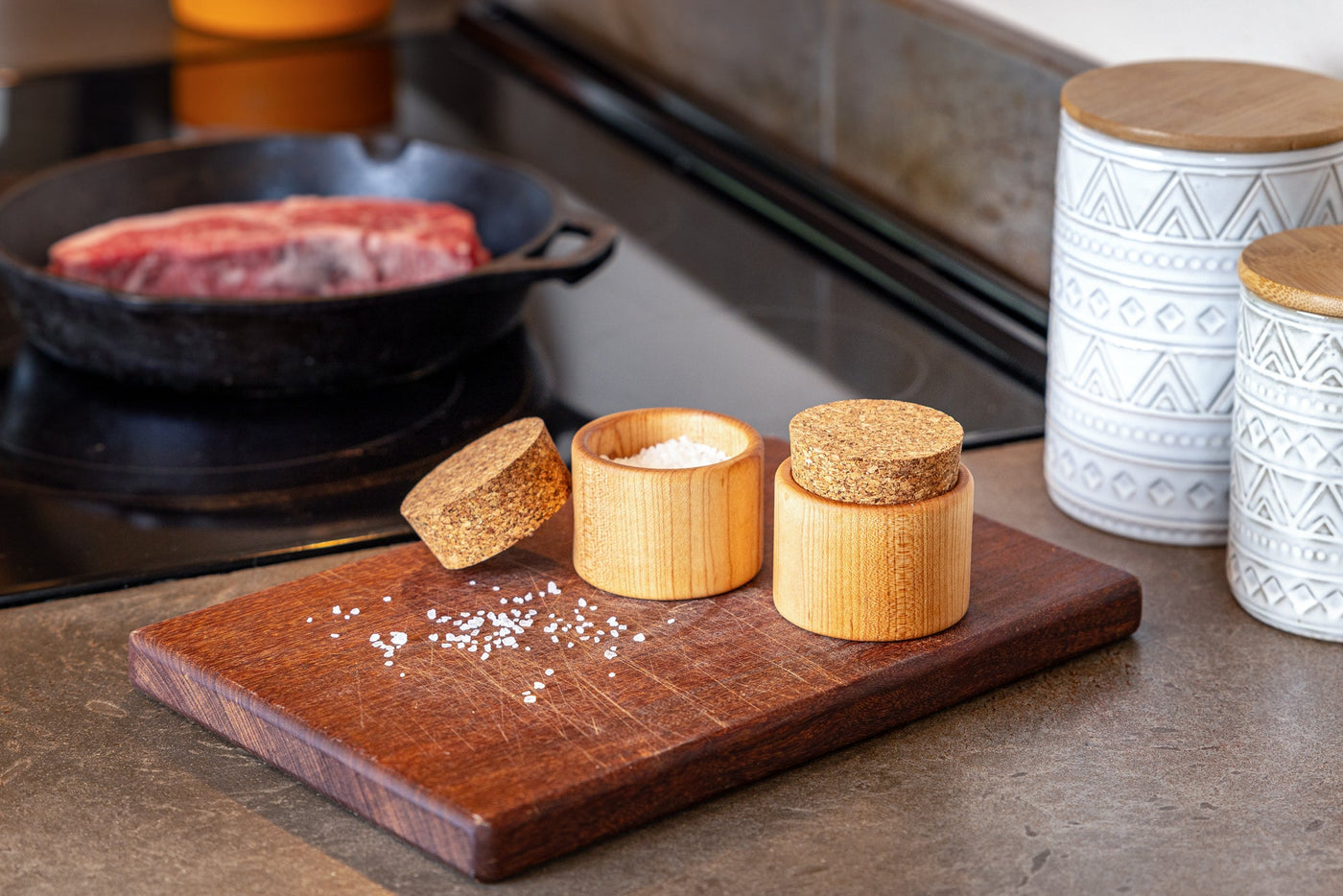 Wooden Salt Cup