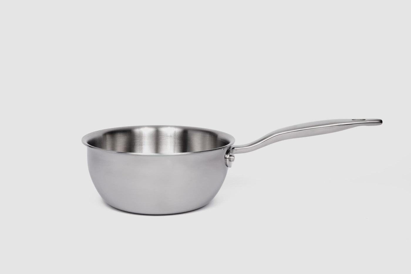 Industry 2 Qt 5-Ply Stainless Steel Saucepan with Lid