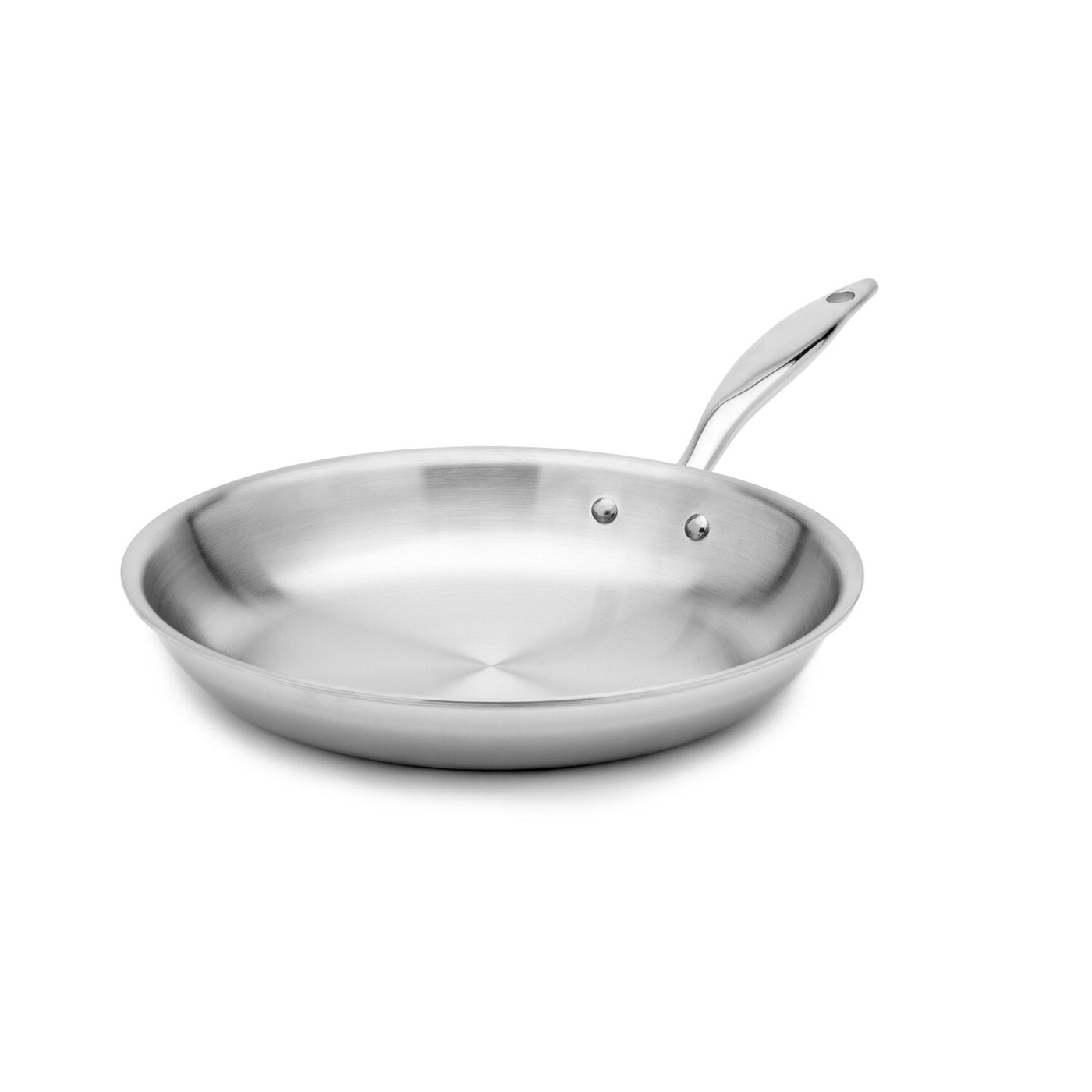 Sauté Pan - 12 or 10 inch Stainless Steel - Made in USA - American Kitchen